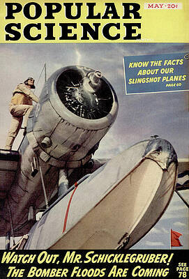 Wall Art - Photograph - Popular Science Magazine Cover May 1942 by Popular Science