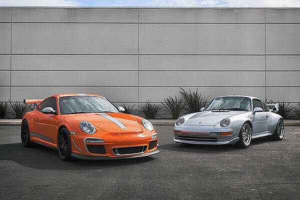 Wall Art - Photograph - #Porsche #993gt2 and 4.0 #GT3RS #Print by ItzKirb Photography
