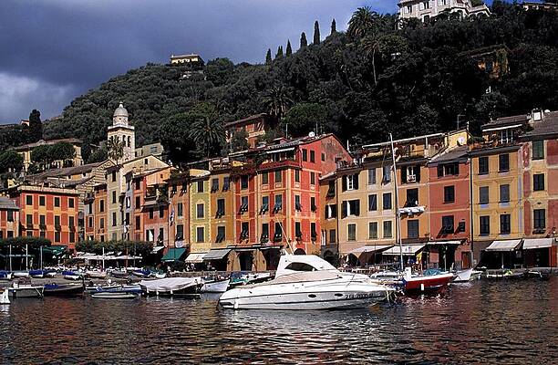 Portofino, Italian Riviera, Genoa Print by Designpics