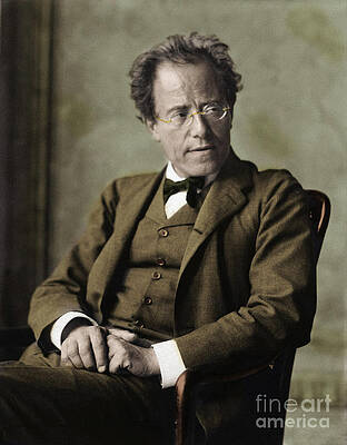 Wall Art - Photograph - Portrait Of Gustav Mahler, Austrian Composer And Conductor by Anonymous