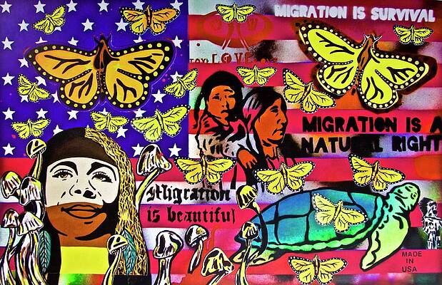 Mexican Flag Paintings Fine Art America