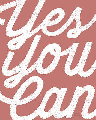 Wall Art - Painting - Positivity V by Laura Marshall