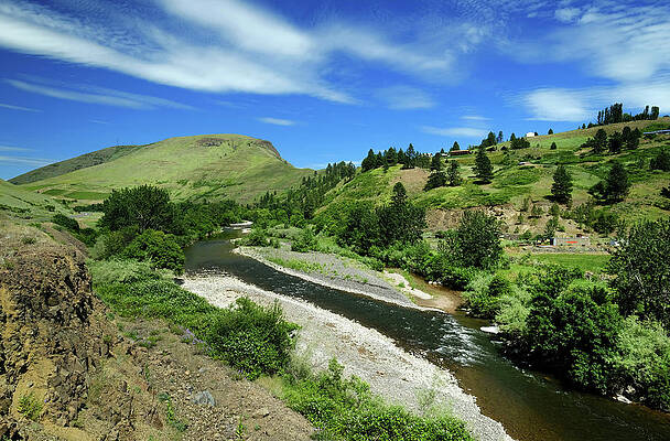 Wall Art - Photograph - Potlatch Creek In North Idaho - Color by Theodore Clutter