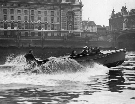 Powerboat Rides Print by Fox Photos