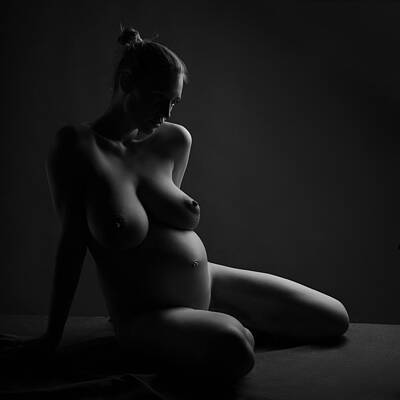 Pregnant Nude Art - Pregnant Nude Wall Art | Pixels