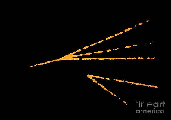 Wall Art - Photograph - Production And Decay Of Two Charmed Particles by Science Photo Library