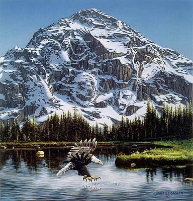 Wall Art - Painting - Purple Mountain Majesty by John Van Straalen