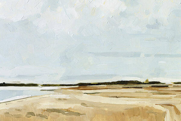 Wall Art - Painting - Quiet Coast I by Emma Caroline