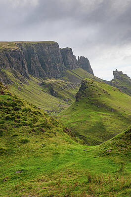 Wall Art - Photograph - Quiraing mountain summit in the Isle of Skye by Michalakis Ppalis