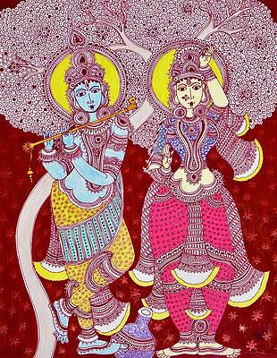 Baby Krishna Paintings Fine Art America