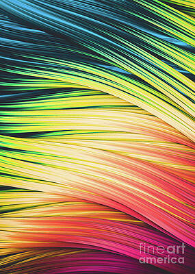 Rain And Fire. Abstract Strands by Stephen Geisel Rain And Fire. Abstract Strands by Stephen Geisel