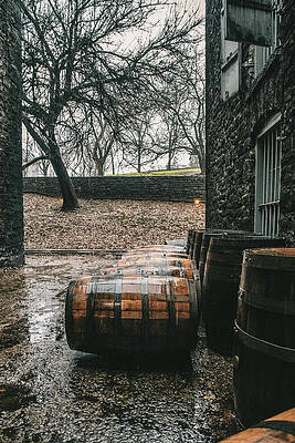 Rain on Bourbon Barrel by Joseph Caban Rain on Bourbon Barrel by Joseph Caban