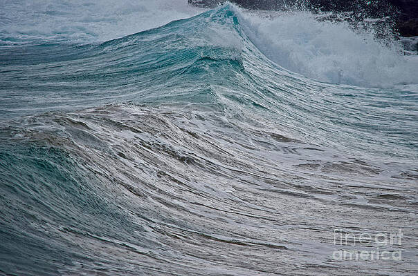 Wall Art - Photograph - Raindrops on Waves by Debra Banks
