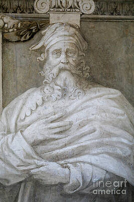 Wall Art - Painting - Raphael, Figure From The Room Of The Signature, 1508 To 1511 Fresco by Raphael