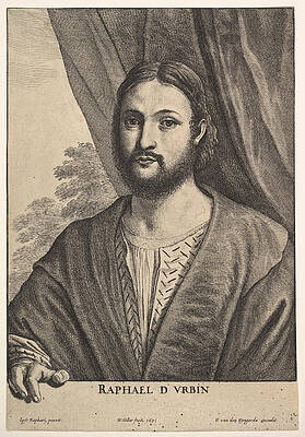Raphael Print by Wenceslaus Hollar
