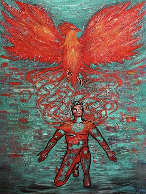 Phoenix Bird Paintings Page 6 Of 8 Pixels