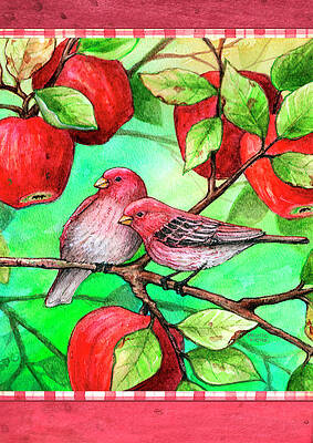 Bird In Tree Paintings Fine Art America