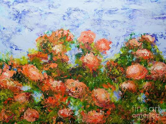 Red Ribbon Roses by Allan P Friedlander Red Ribbon Roses by Allan P Friedlander