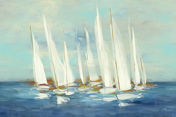 Wall Art - Painting - Regatta Sail by Julia Purinton