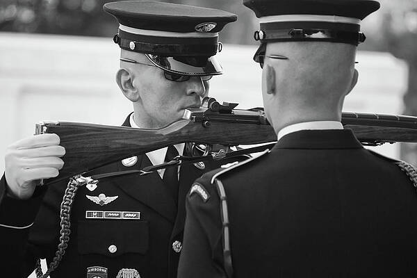 Wall Art - Photograph - Rifle Inspection by American Landscapes