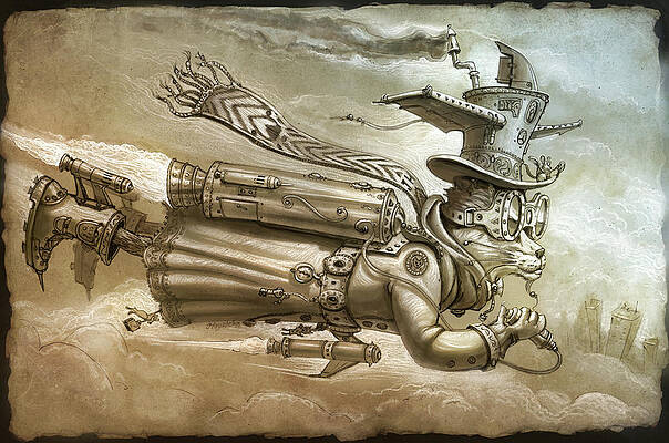 Rocketeer Cat by Jeff Haynie Rocketeer Cat by Jeff Haynie