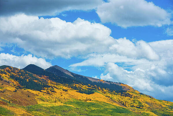 Wall Art - Digital Art - Rockies In Fall Colors, Colorado by Heeb Photos