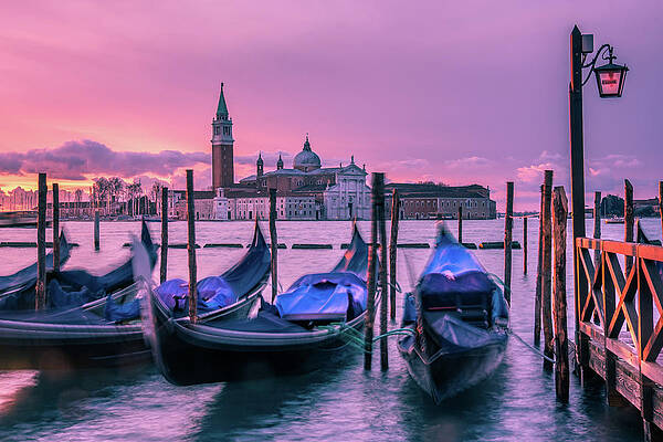 Wall Art - Photograph - Rocking gondolas 2 by Sue Leonard