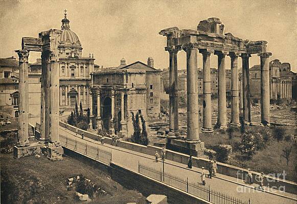 The Roman Forum From The Capitoline Hill Engraved By A.Willmore.  PosterPrint - Item # VARDPI1857040 - Posterazzi