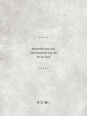 Rumi Quotes Art | Fine Art America