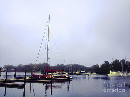 Wall Art - Photograph - Sailboats at the Dock by Xine Segalas