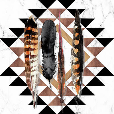 Wall Art - Painting - Santa Fe Skulls I by Jennifer Paxton Parker