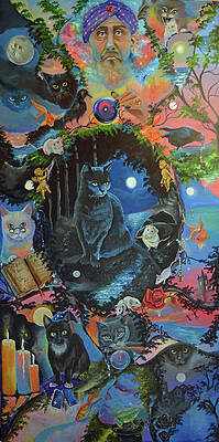 Scaredy cats Art Board Print by Getaway21