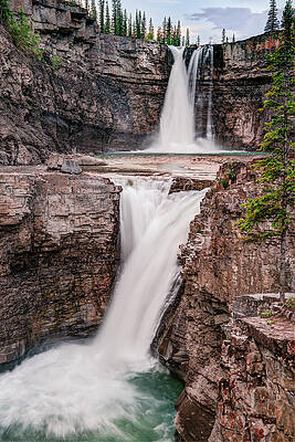 Scenic View Of Waterfall, Crescent by Panoramic Images Scenic View Of Waterfall, Crescent by Panoramic Images