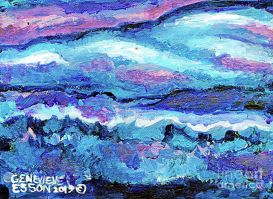 Abstract Beach Scene Paintings Fine Art America