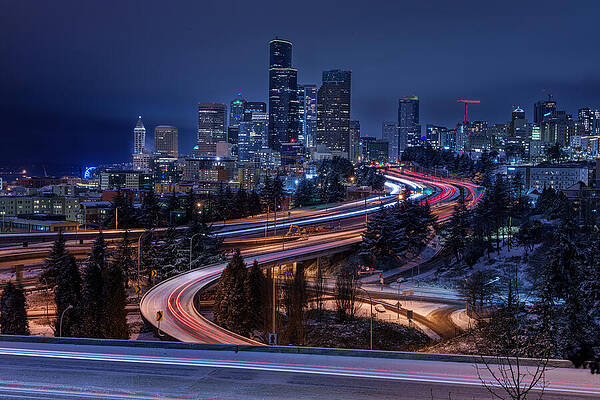 Wall Art - Photograph - Seattle by Paige Huang
