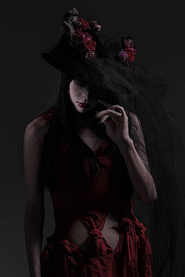 Wall Art - Photograph - Shadows And Crimson by Yukii