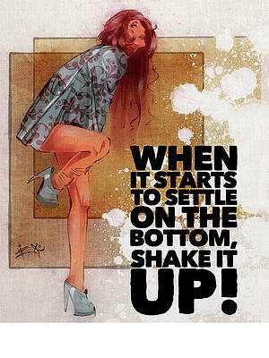 Wall Art - Mixed Media - Shake It Up by Tmborenstein