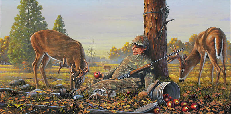 Deer Hunting STK1165  599  EastardBeachcom Wildlife Art Decals and  More