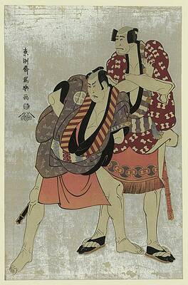 Wall Art - Painting - Shodai Arashi Ryuzo by Toshusai Sharaku