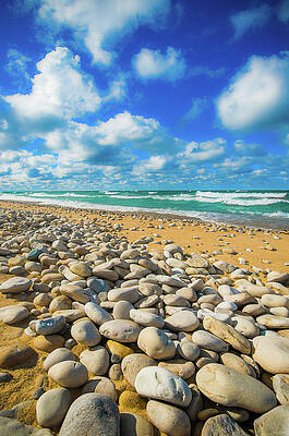 Wall Art - Photograph - Shoreline Stones by Owen Weber