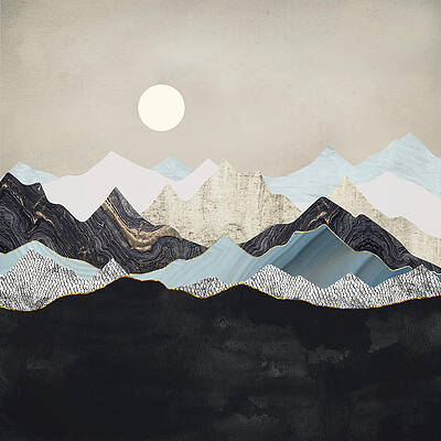 Abstract Mountain Art Fine Art America