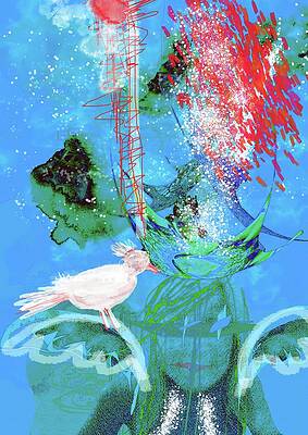 Wall Art - Digital Art - Silent Language by Alexandra Vusir