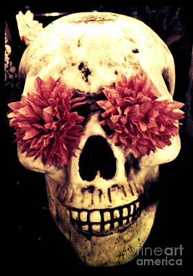 Skull with Flowers 2 by Kathlene Pizzoferrato Skull with Flowers 2 by Kathlene Pizzoferrato