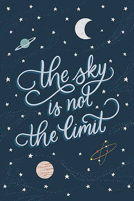 Wall Art - Painting - Sky Is Not The Limit by Becky Thorns