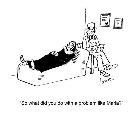 Wall Art - Drawing - So What Did You Do With A Problem Like Maria by Paul Lowe