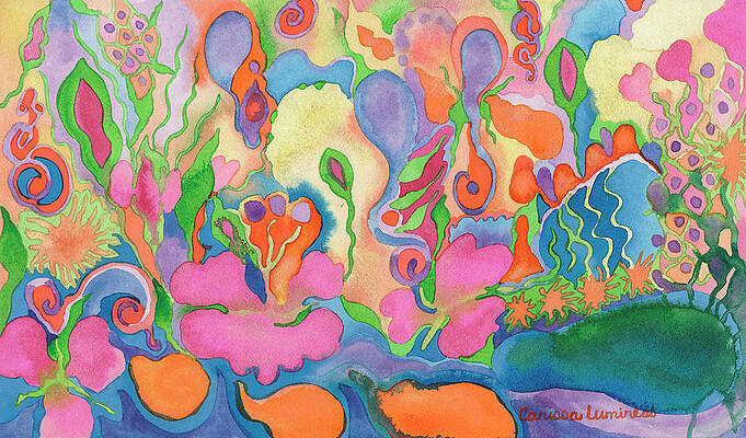 Illustration Pastel abstract