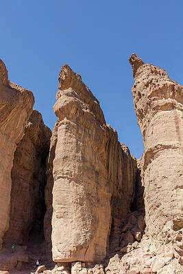 Solomon's Pillars in Timna Valley in the Negev Desert in Souther by William Kuta Solomon's Pillars in Timna Valley in the Negev Desert in Souther by William Kuta