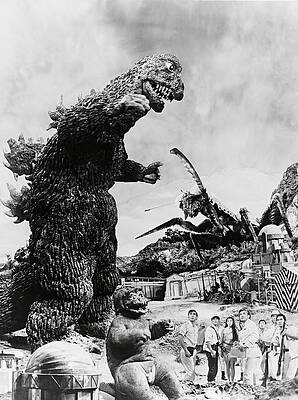 Wall Art - Photograph - SON OF GODZILLA -1967- -Original title KAIJUTO NO KESSEN GOJIRA NO MUSUKO-. by Album
