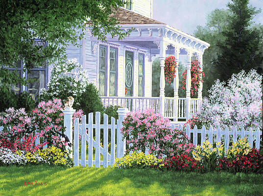 Wall Art - Painting - Spring Pallette by Randy Van Beek