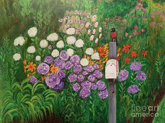 Springtime Mail, 2nd in the Mailbox Series by Elizabeth Dale Mauldin Springtime Mail, 2nd in the Mailbox Series by Elizabeth Dale Mauldin